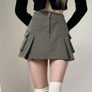 Cargo Mini Skirt Y2K