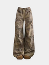 Pantalon cargo camouflage femme