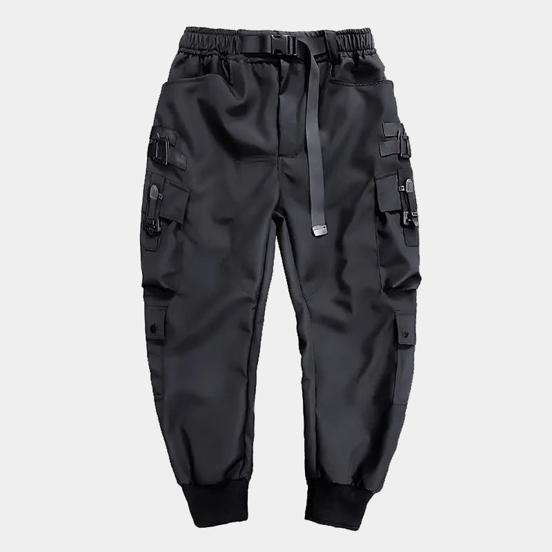 Grey Desert Camo Pants Techwear Cyberpunk Cargo Streetwear -  Israel