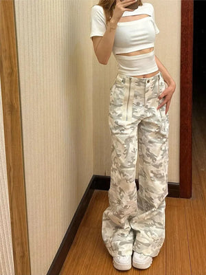 Cargo pants women camo pants