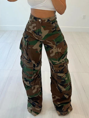 Cargo pants womens camo pants