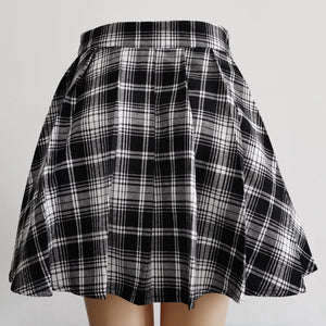 Cargo Pleated Mini Skirt