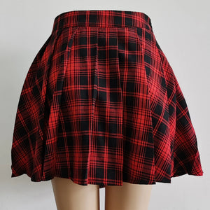 Cargo Pleated Mini Skirt