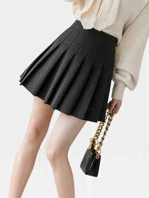 Cargo Pleated Skirt