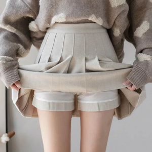 Cargo Pleated Skirt