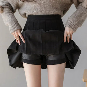 Cargo Pleated Skirt