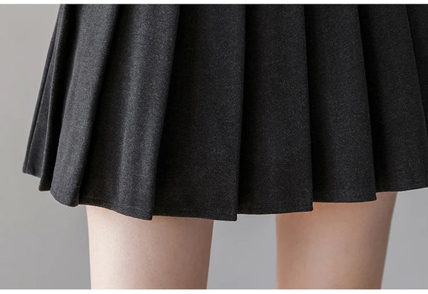 Cargo Pleated Skirt