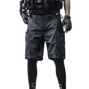 Cargo-Shorts Schwarz Camo