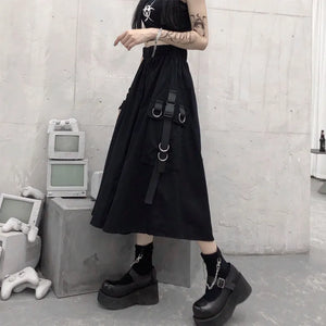 Cargo Skirt High Waisted