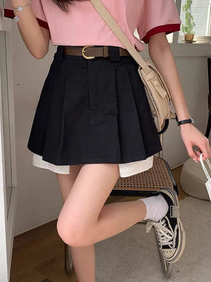 Cargo Skirt With Belt