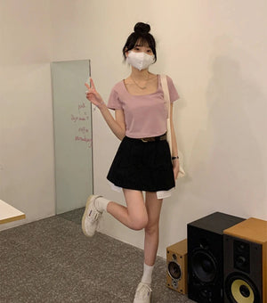 Cargo Skirt With Belt