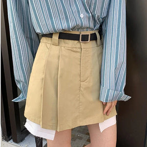 Cargo Skirt With Belt