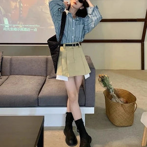 Cargo Skirt With Belt