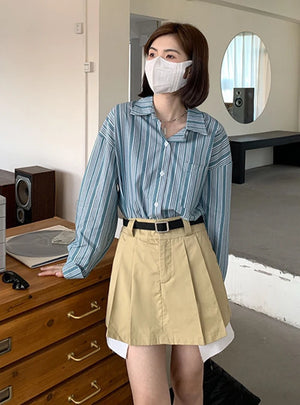Cargo Skirt With Belt