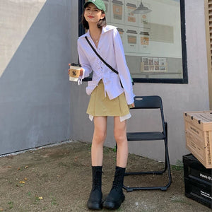 Cargo Skirt With Belt