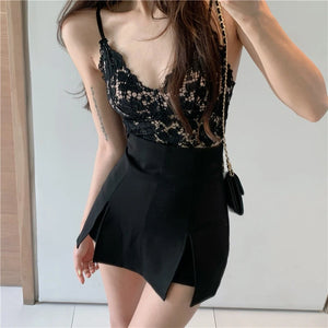 Cargo Skirt With Shorts