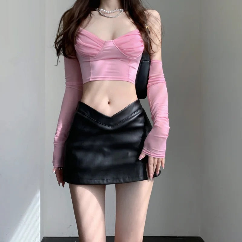 Cargo Skirt With Split