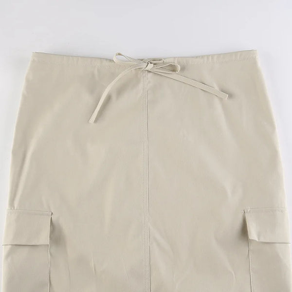 Cargo Split Skirt