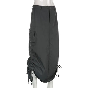 Cargo Split Skirt