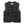 Cargo Vest Black - product view on white background