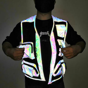 Cargo Vest colorful reflective