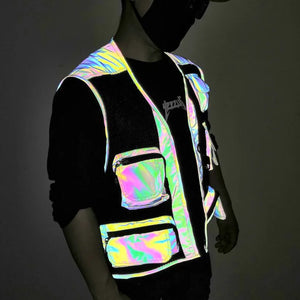 Cargo Vest colorful reflective