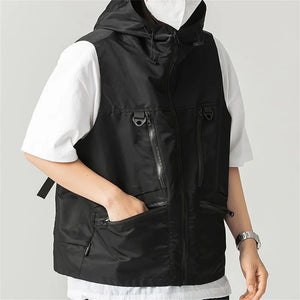 Cargo Vest Mens Streetwear