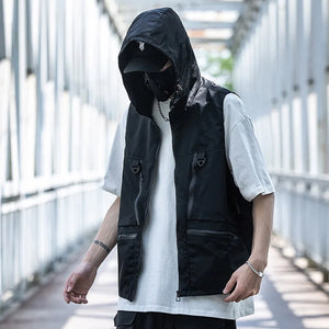 Cargo Vest Mens Streetwear