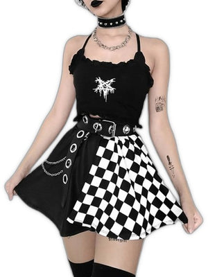 Cargo Wrap Mini Skirt - product view on white background