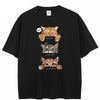 Cartoon Cat Graphic T Shirts Y2K