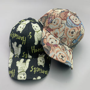 Cartoon Dog Y2K Cap