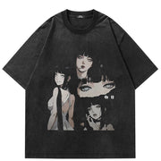 Cartoon Girl Graphic T Shirts Y2K