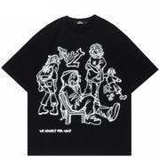 Cartoon T shirt Oversized Y2K
