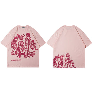 Cartoon T shirt Oversized Y2K