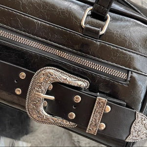 Carved Belt Buckle Y2k Purse