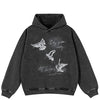 Casual Black Y2K Hoodies