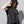 Casual Black Zipper T-shirt Women's
