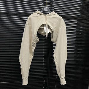 Casual Cropped Women Hoodie
