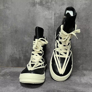 Casual Platform Black Boot Men