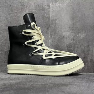 Casual Platform Black Boot Men