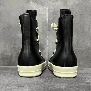 Casual Platform Black Boot Men