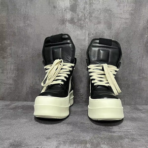 Casual Platform Men Boots Blacks