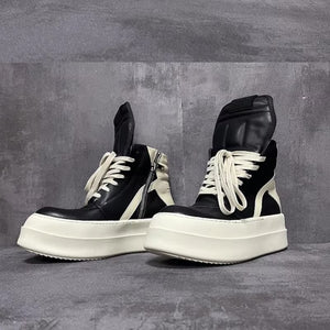 Casual Platform Men Boots Blacks