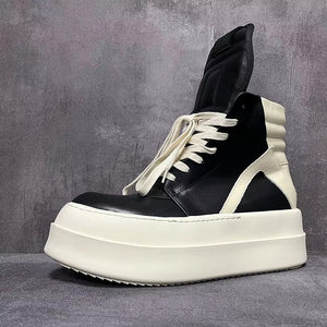 Casual Platform Men Boots Blacks