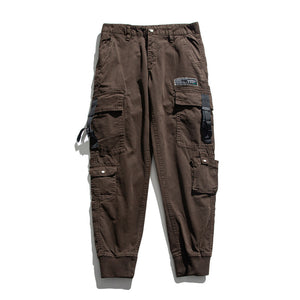 Casual Pockets Cyberpunk Pants