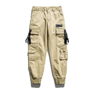 Casual Pockets Cyberpunk Pants