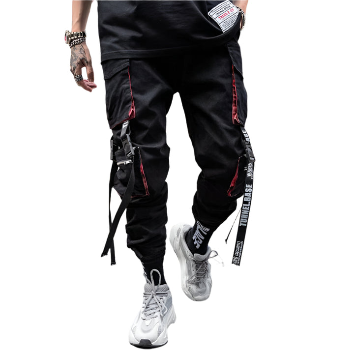 Casual Ribbon Cyberpunk Pants