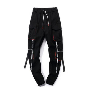 Casual Ribbon Cyberpunk Pants