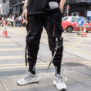 Casual Ribbon Cyberpunk Pants