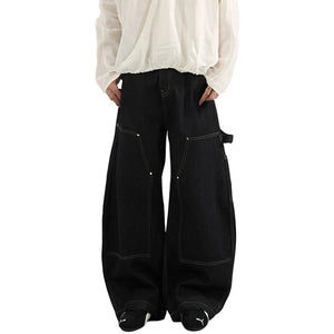 Casual Ribbon Design Y2K Jeans
